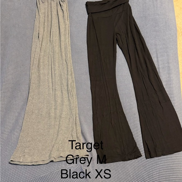 Target Women's Wide Leg Pants in Gray and Black - Picture 1 of 1